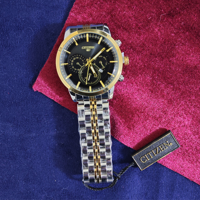 ساعت مچی مردانه سیتیزن موتور ژاپنی Citizen کد gn-4w-s-12g صفحه مشکی