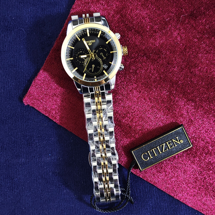 ساعت مچی زنانه سیتیزن موتور ژآپنی Citizen کد gn-4w-s-12g صفحه مشکی