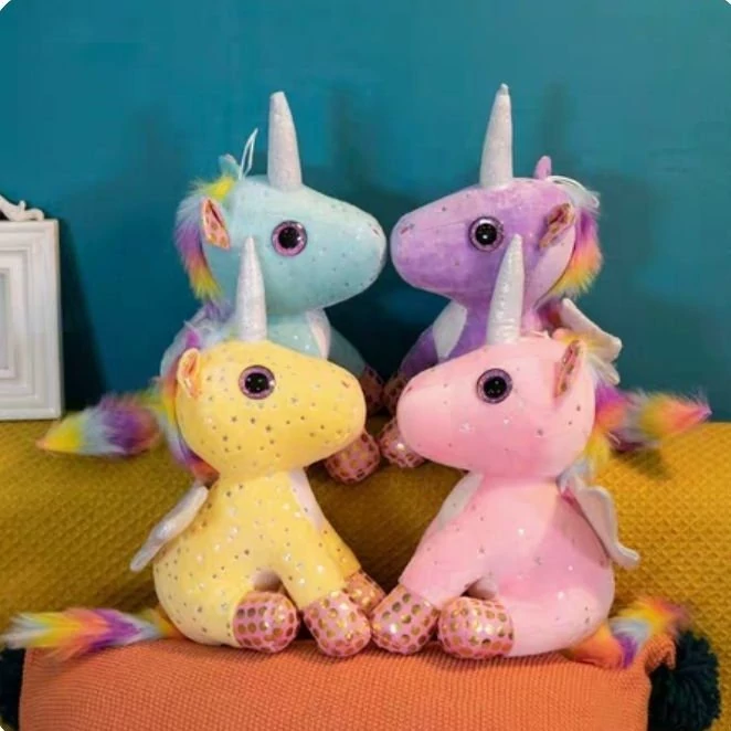 عروسک یونیکورن (ارتفاع 28 سانتی متر)