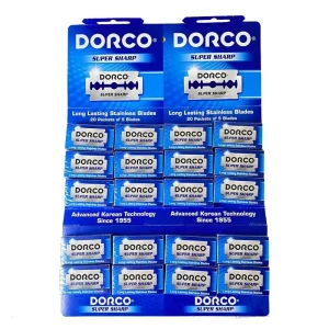 تیغ یدک سنتی DORCO ( 20 بسته 10 عددی )