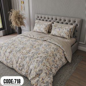 رو تختی پیچ اسکین لوکس یک و نیم نفره کد 718