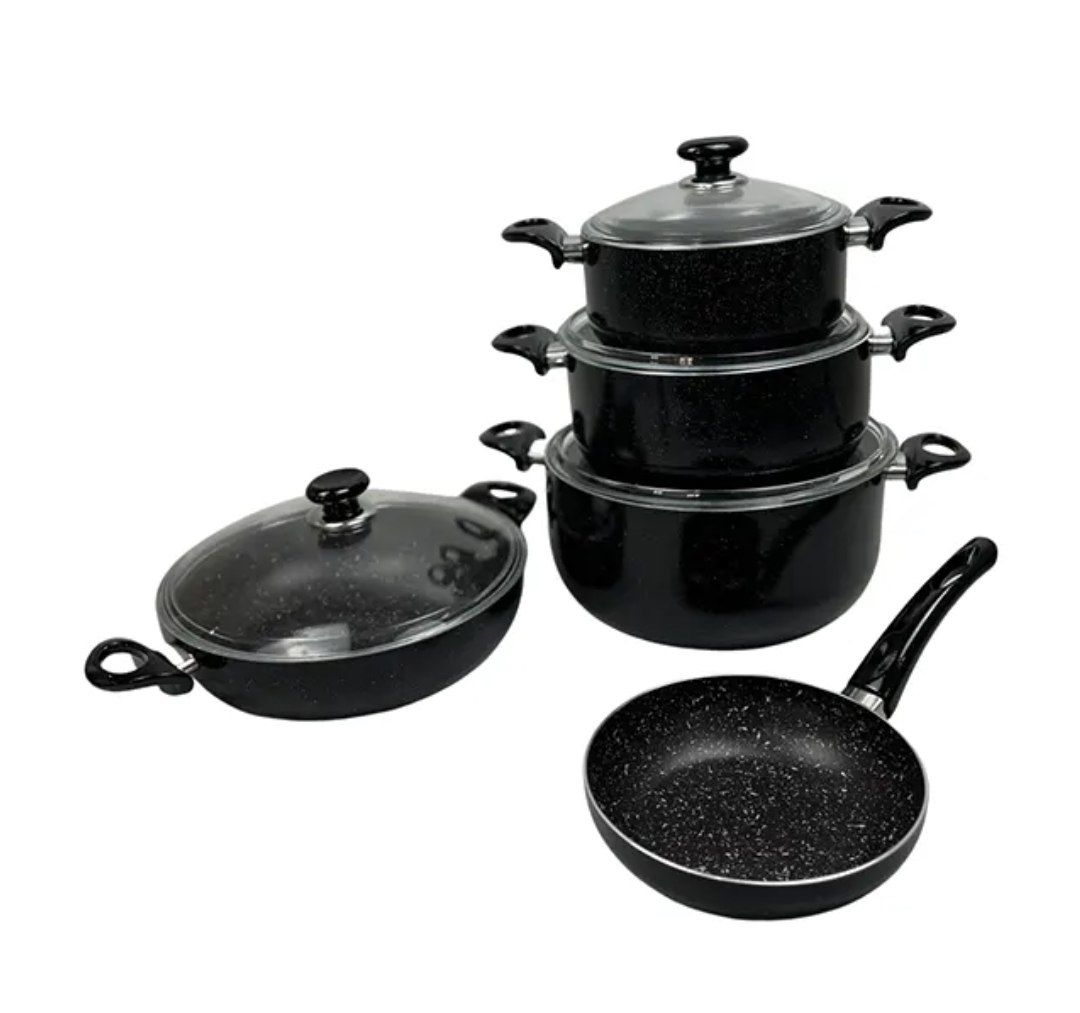 سرویس قابلمه گرانیتی 9پارچه آذین