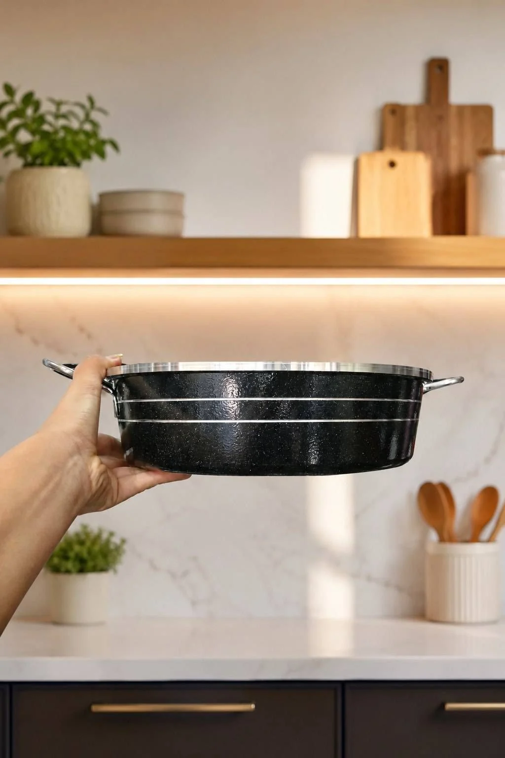 تابه گرانیتی ظرف زر سایز 28