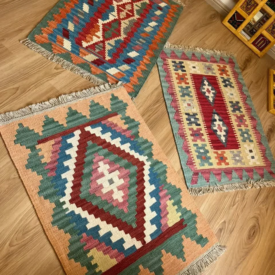 گلیم دستبافت 50*50سانتی متر