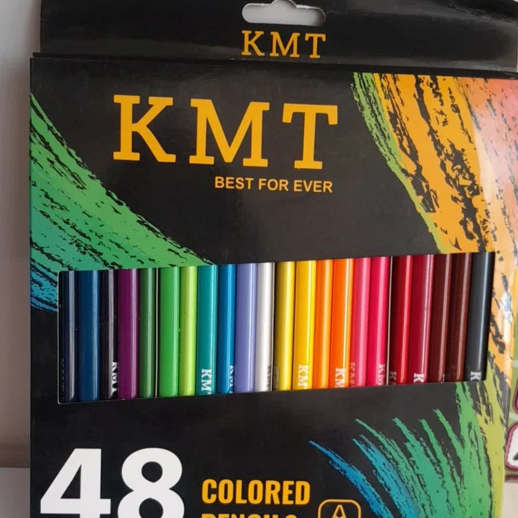 مداد رنگی 48 رنگ kmt