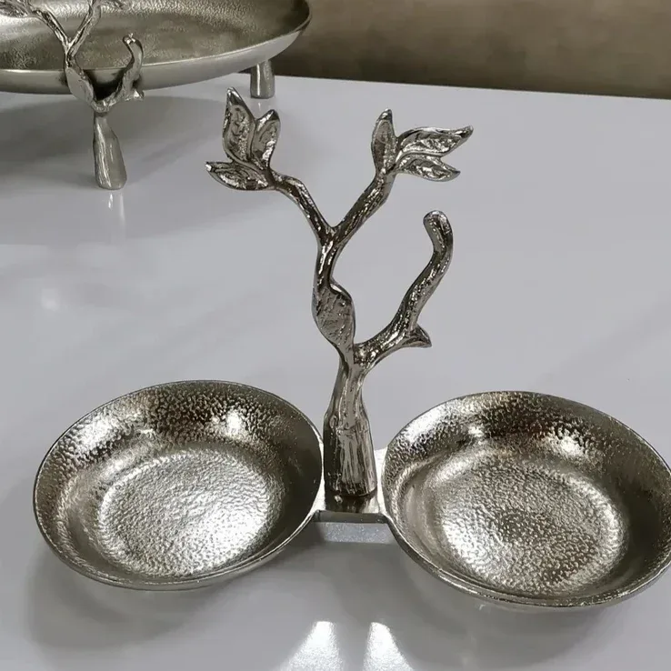 سرویس گلبرگ نقره ای آلومینیومی ( اردو خوری )
